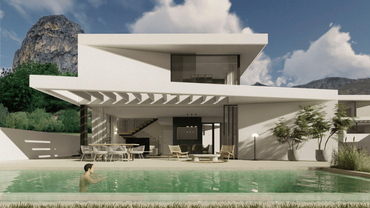 Villa with sea views, Polop