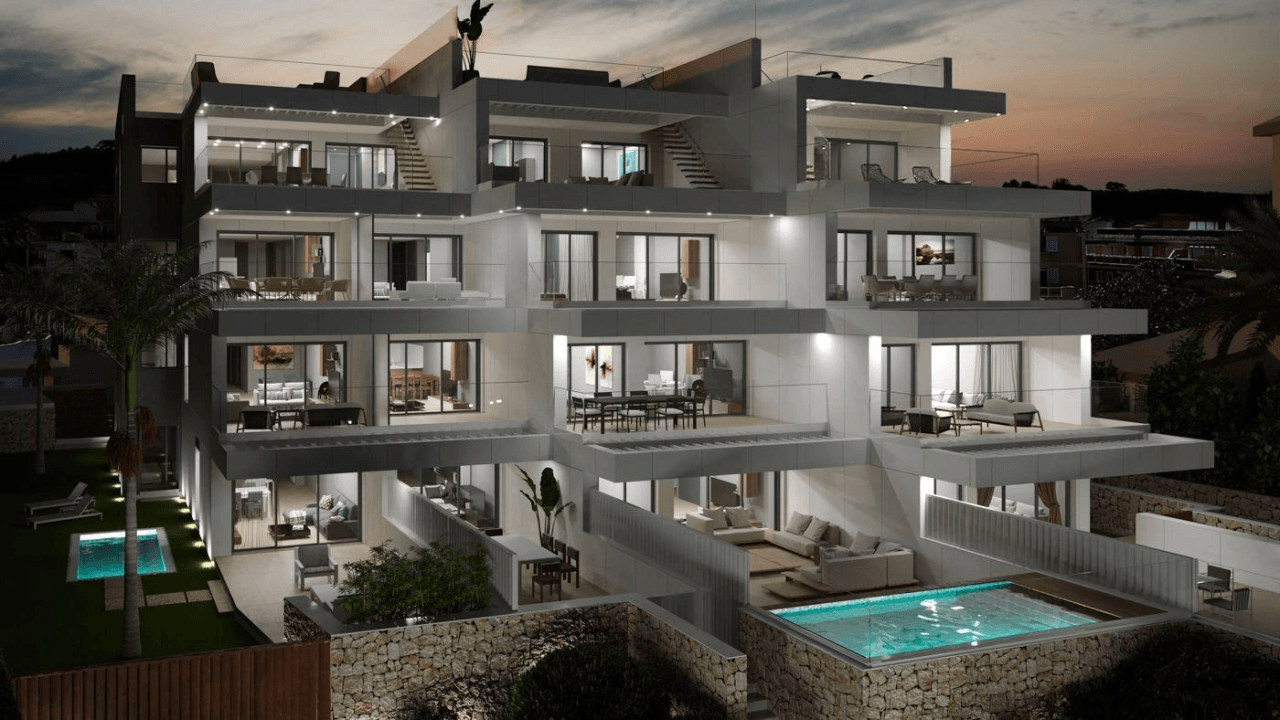 Appartement op de eerste lijn in Denia