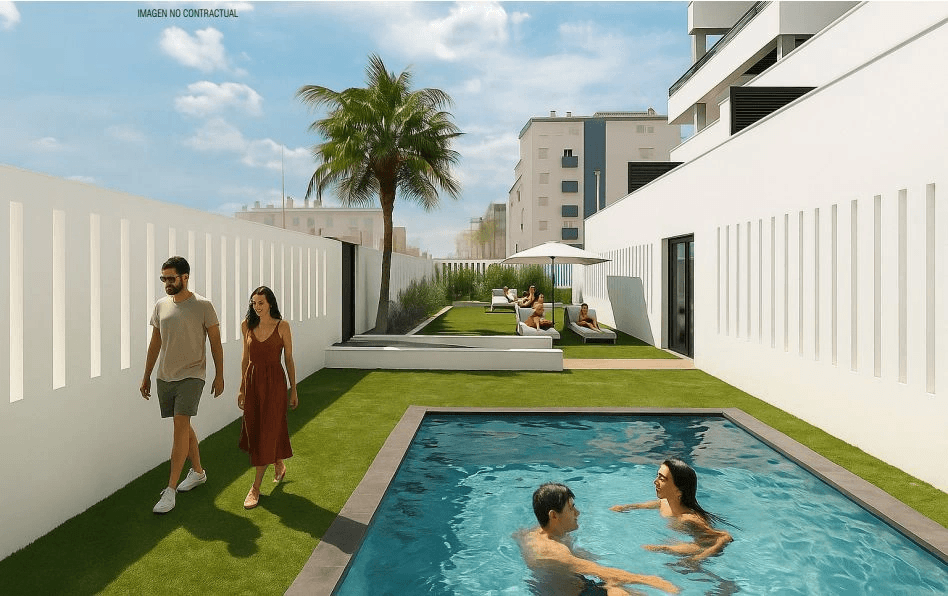 Apartment on the beach of Oliva