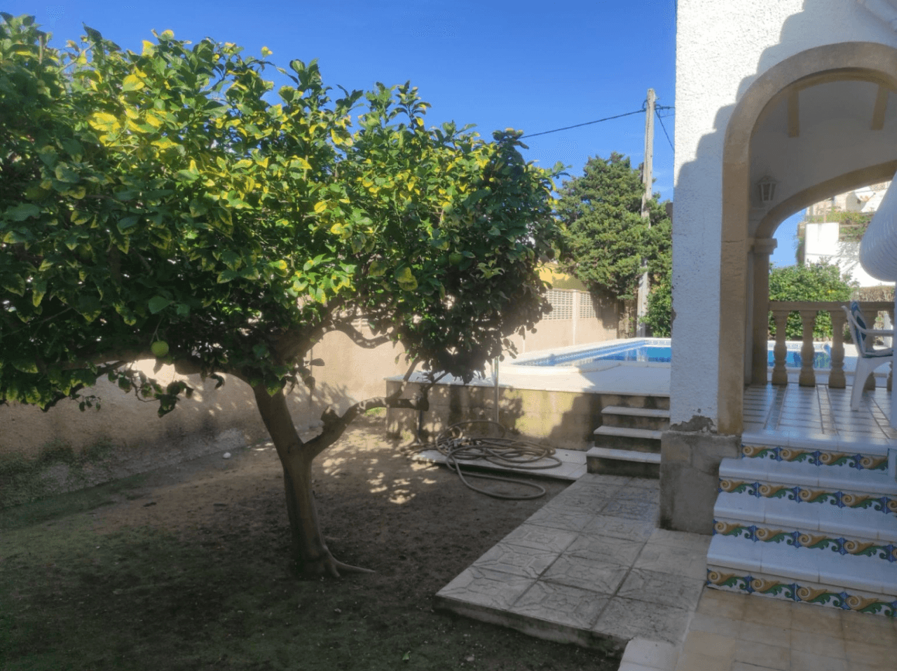 Beach villa with private pool in Oliva