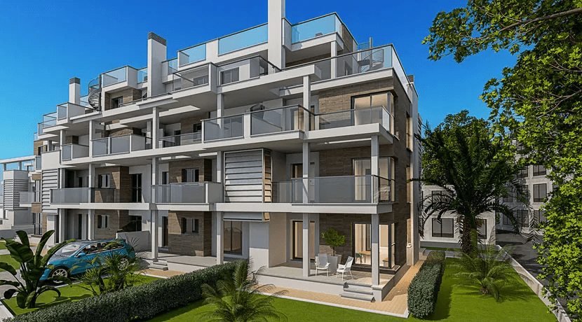 Newly built apartment in Denia
