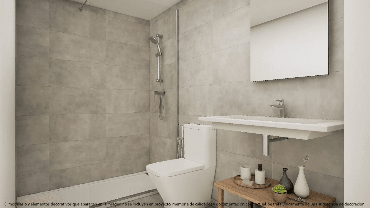 Newly built apartment in the urban area of Denia.
