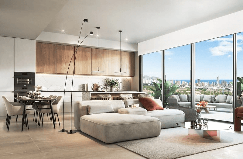 New build apartments in Finestrat