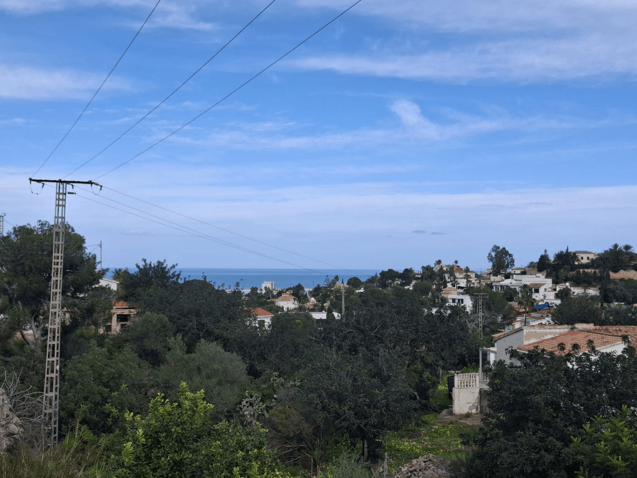 Chalet with sea views in the mountains of Denia