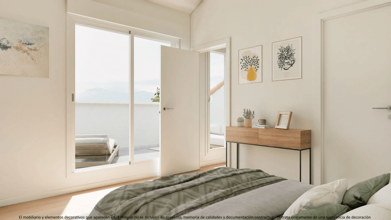 Newly built apartment in the urban area of Denia.