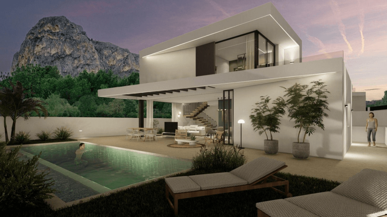 Villa with sea views, Polop