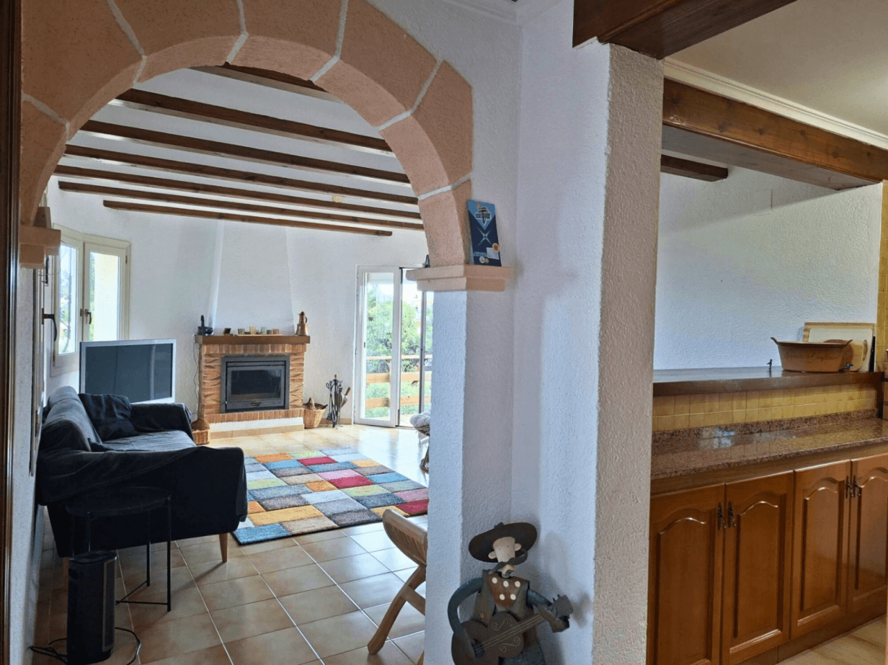Chalet with sea views in the mountains of Denia