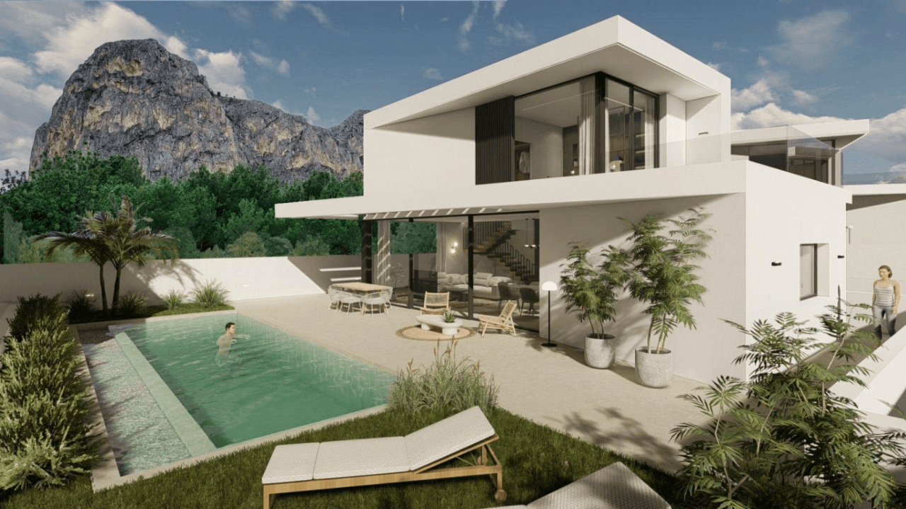 Villa with sea views, Polop