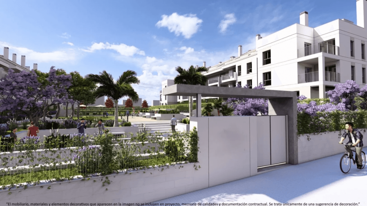 Newly built apartment in the urban area of Denia.