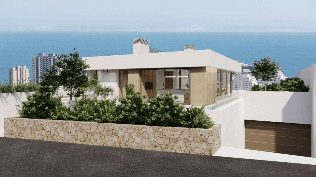 Villa with sea views in Finestrat