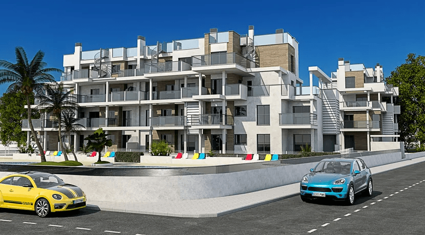 Newly built apartment in Denia