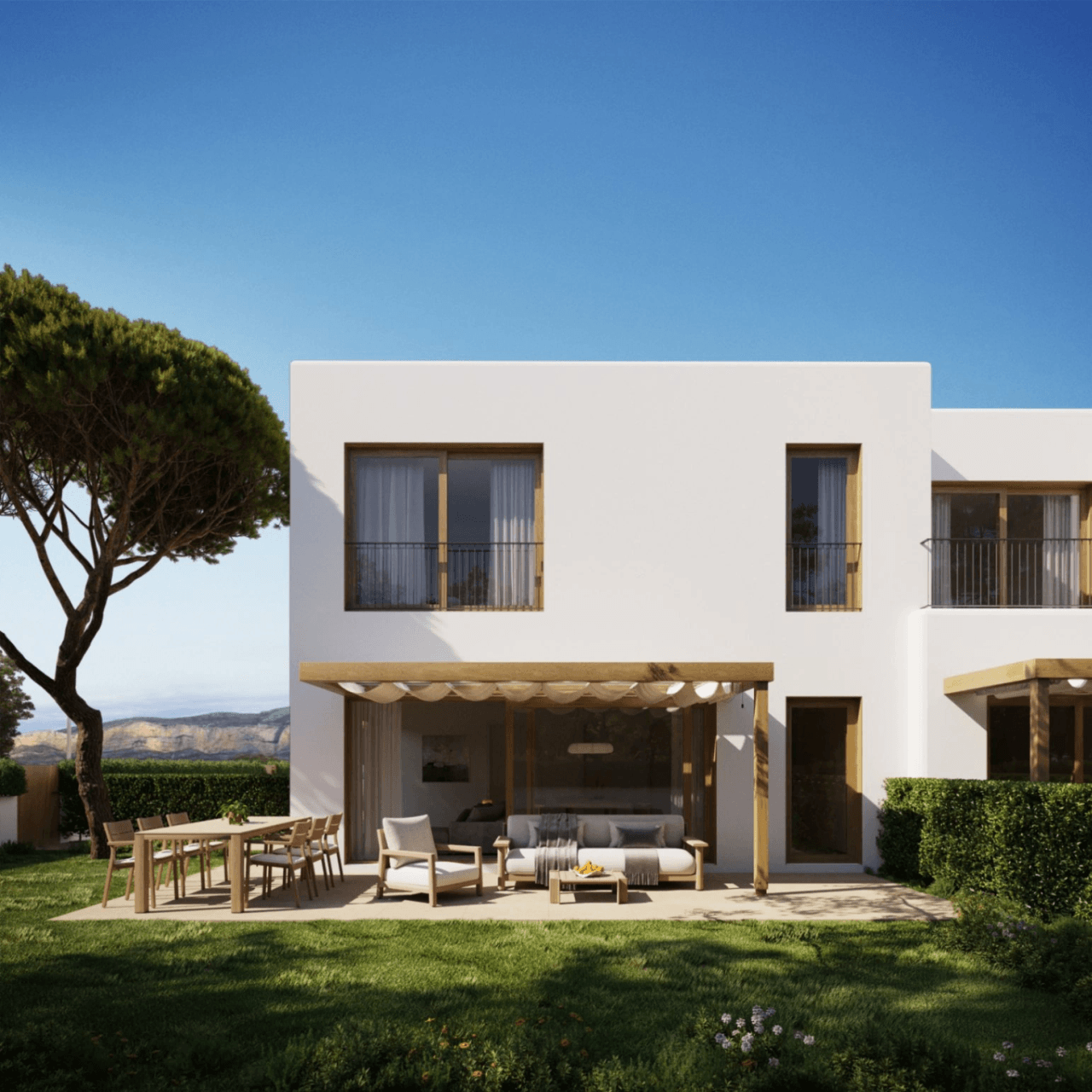 New build townhouses in Gata de Gorgos