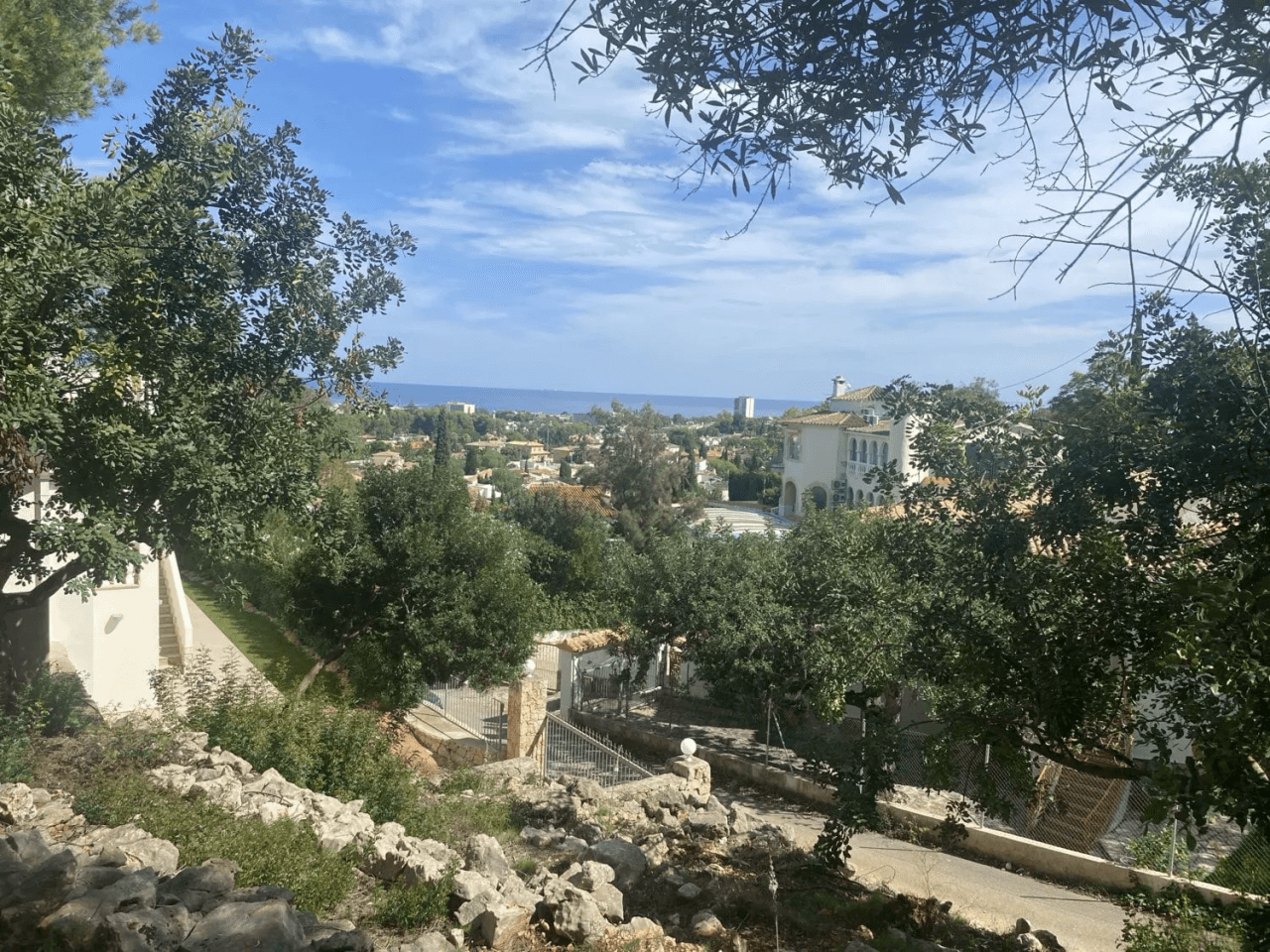 Bouwgrond met uitzicht op zee Denia