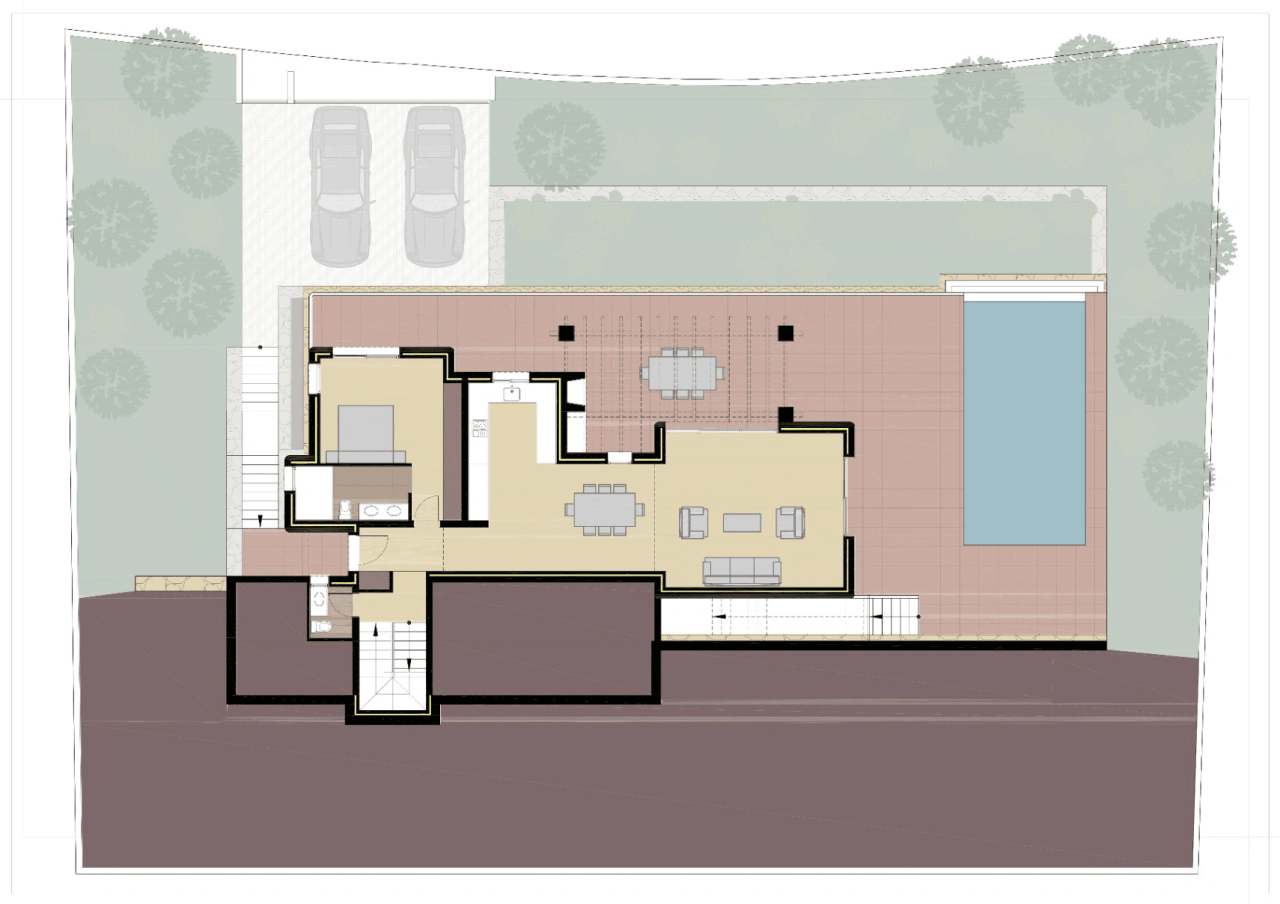 Ibiza-stijl villa in aanbouw op 5 minuten van het strand in Jávea - Levering binnen een jaar