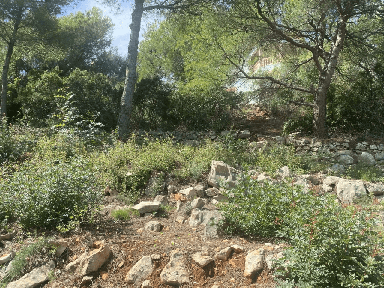 Bouwgrond met uitzicht op zee Denia