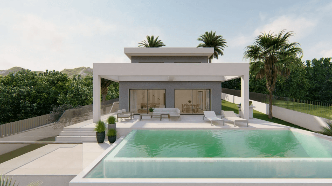 Projectvilla met zeezicht in Jávea (met vergunning)