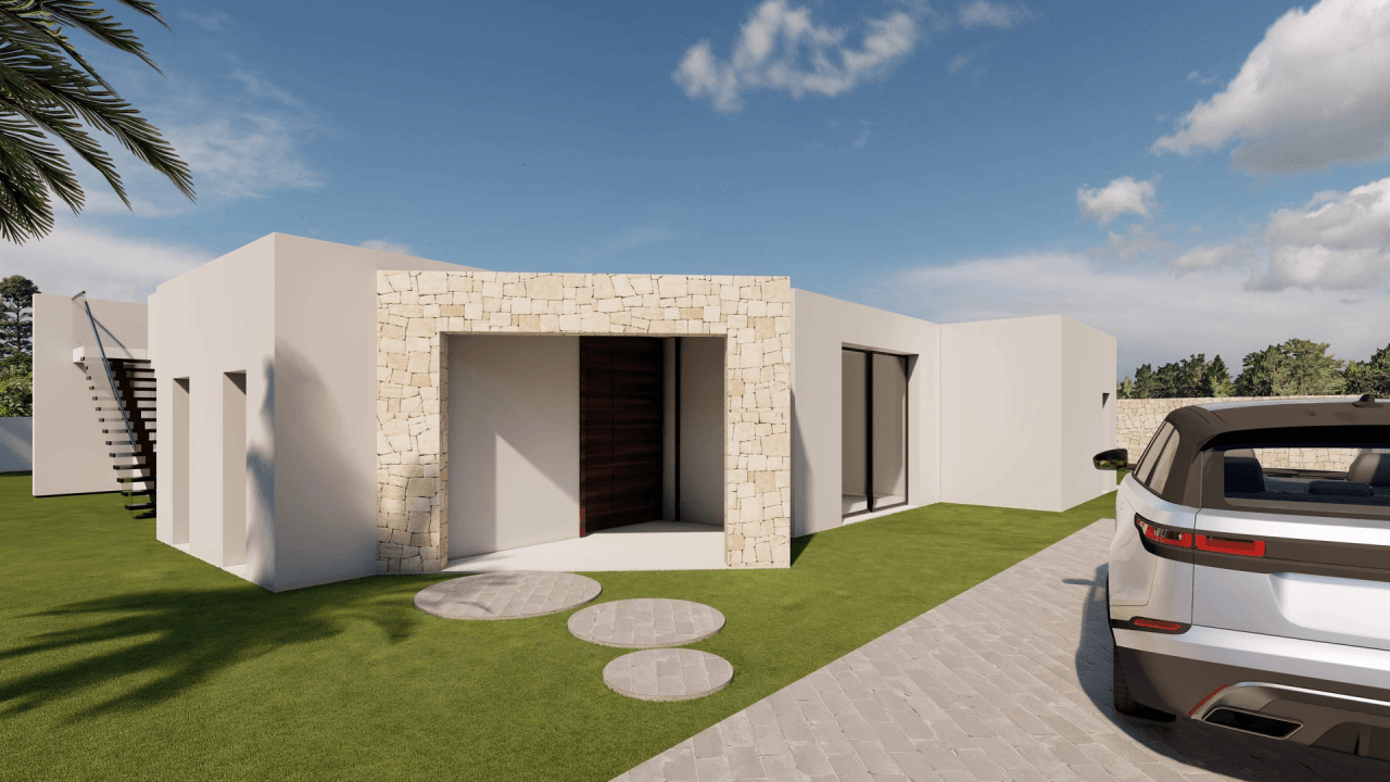 Belle villa à construire à Benissa Costa