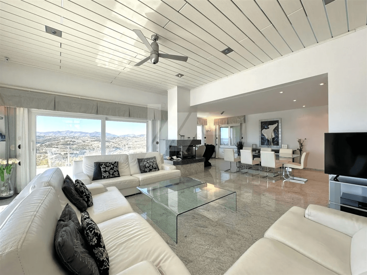 Panoramic sea view villa for sale in Moraira, Costa Blanca.