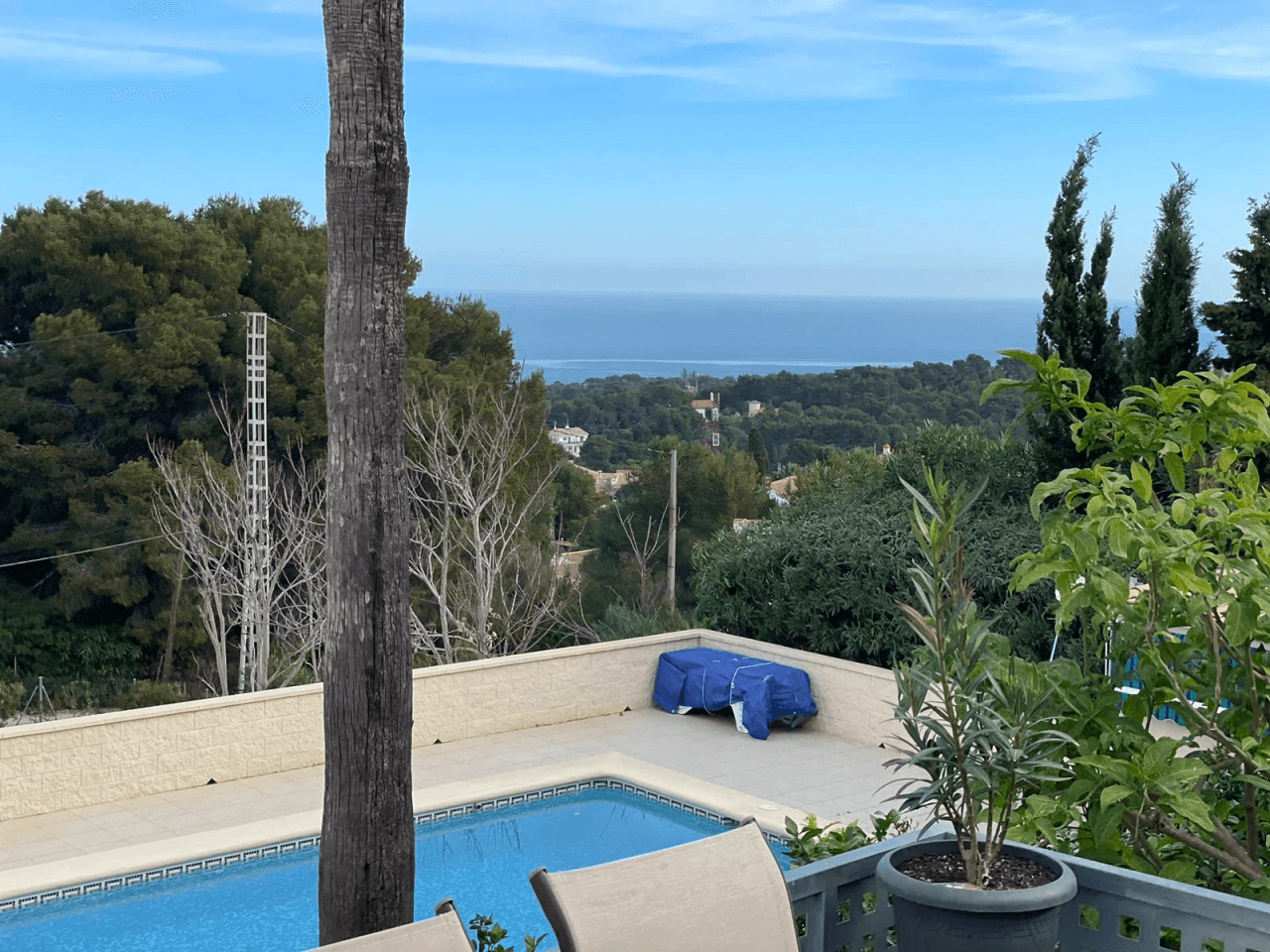 Villa met uitzicht op zee, Denia