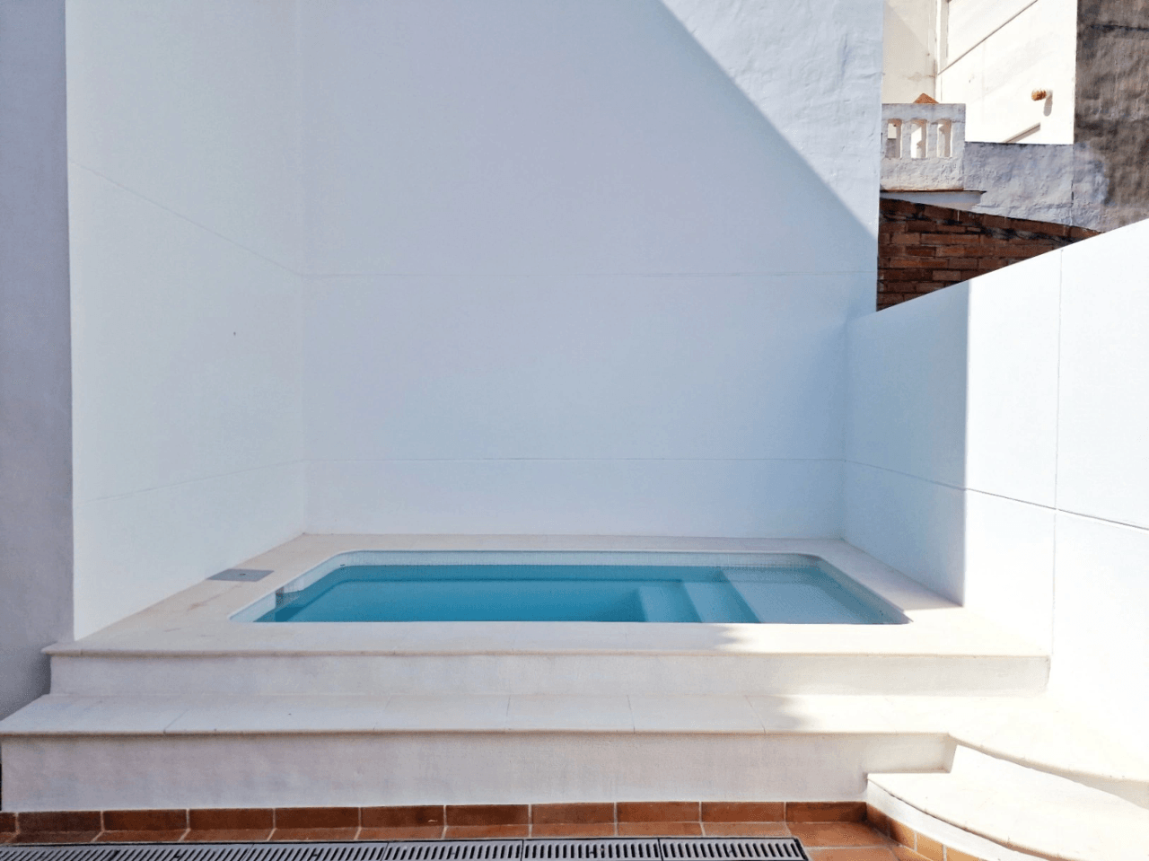 Mediterranean-style village house near the sea