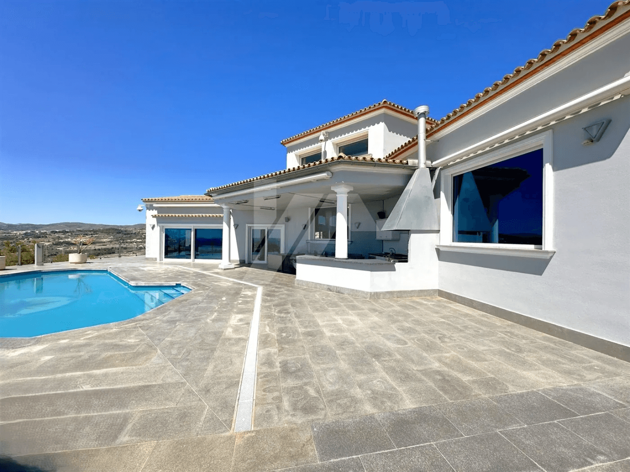 Panoramic sea view villa for sale in Moraira, Costa Blanca.