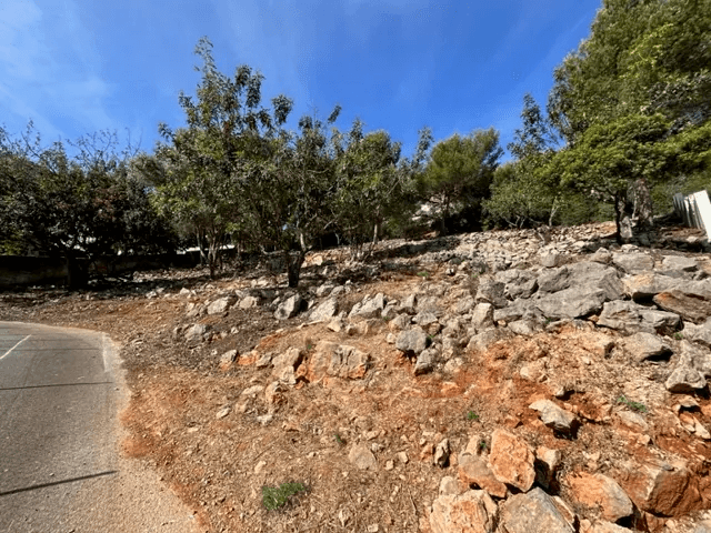 Bouwgrond met uitzicht op zee Denia