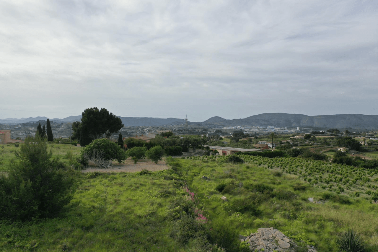 Luxury Mediterranean Rustic Villa Project with Sea and Mountain Views in Benimarco, Teulada