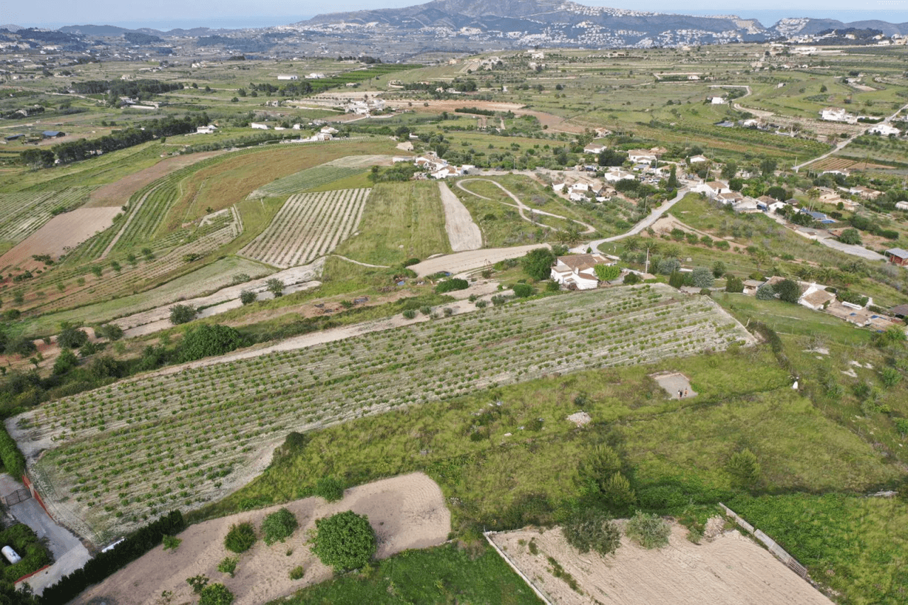 Luxury Mediterranean Rustic Villa Project with Sea and Mountain Views in Benimarco, Teulada