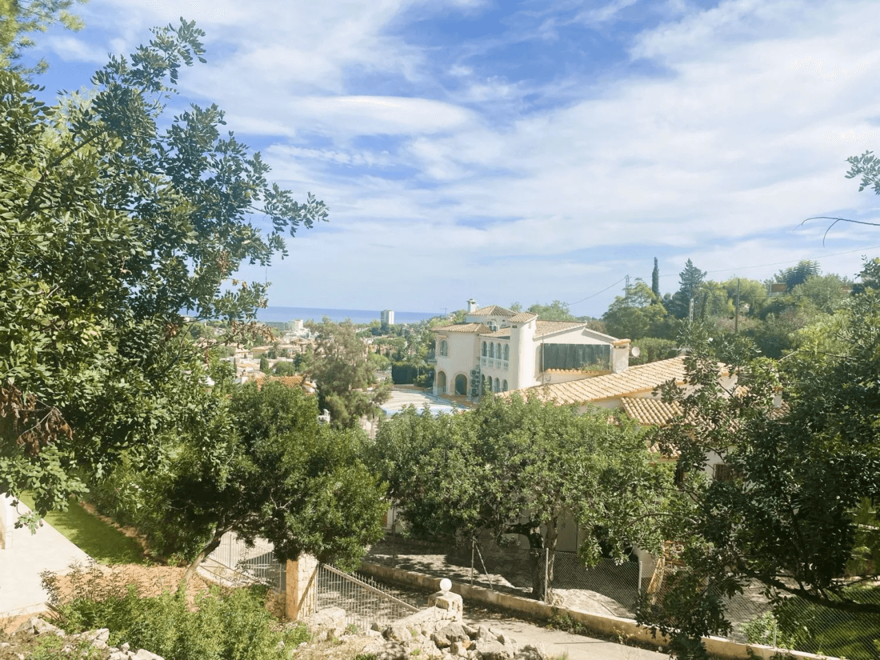 Bouwgrond met uitzicht op zee Denia