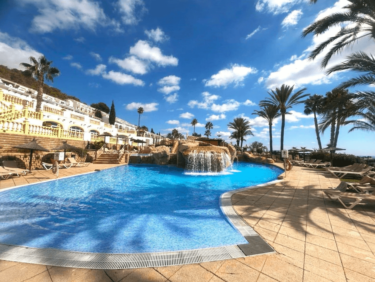 Townhouses in residential area of Calpe