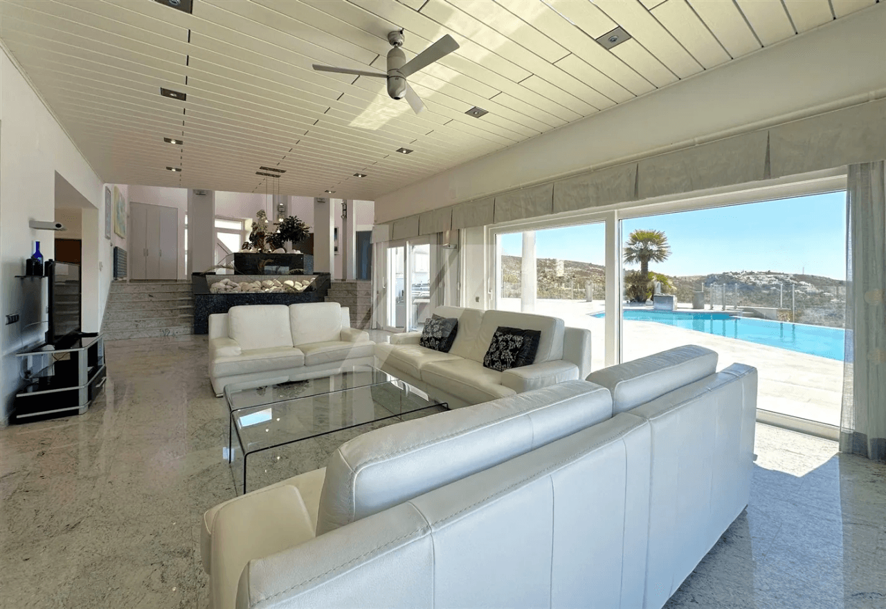 Panoramic sea view villa for sale in Moraira, Costa Blanca.