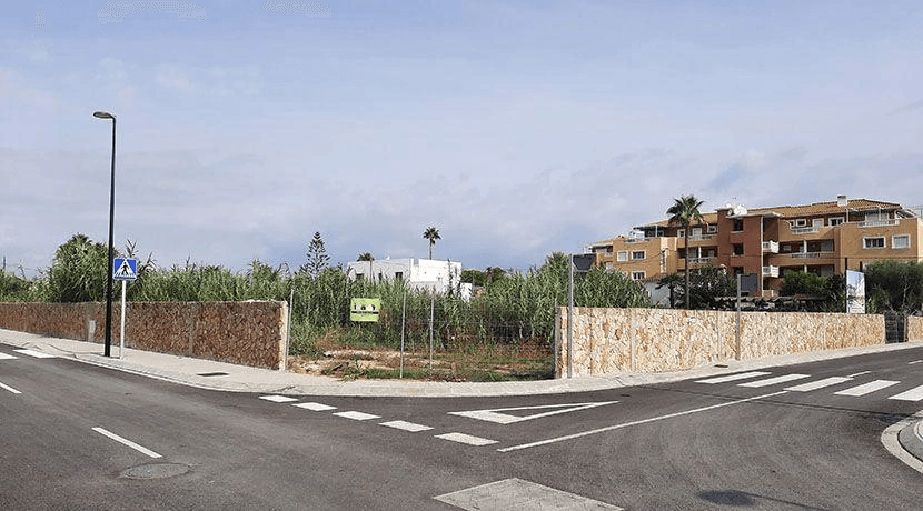 Newly built townhouses on the beach