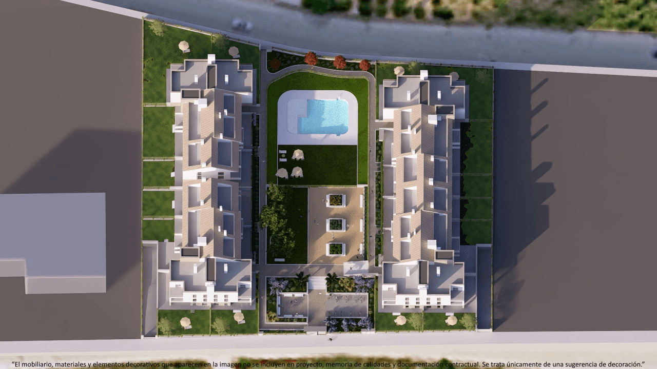 Newly built penthouse in the urban center of Denia.
