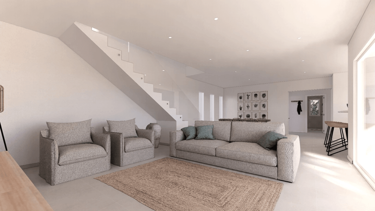 Modern style villa project and walking distance to town for sale in Moraira