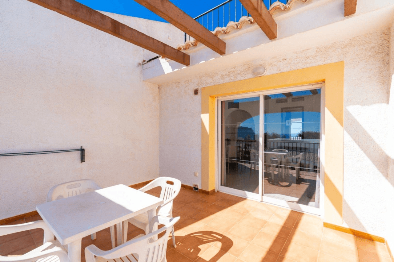 Townhouses in residential area of Calpe