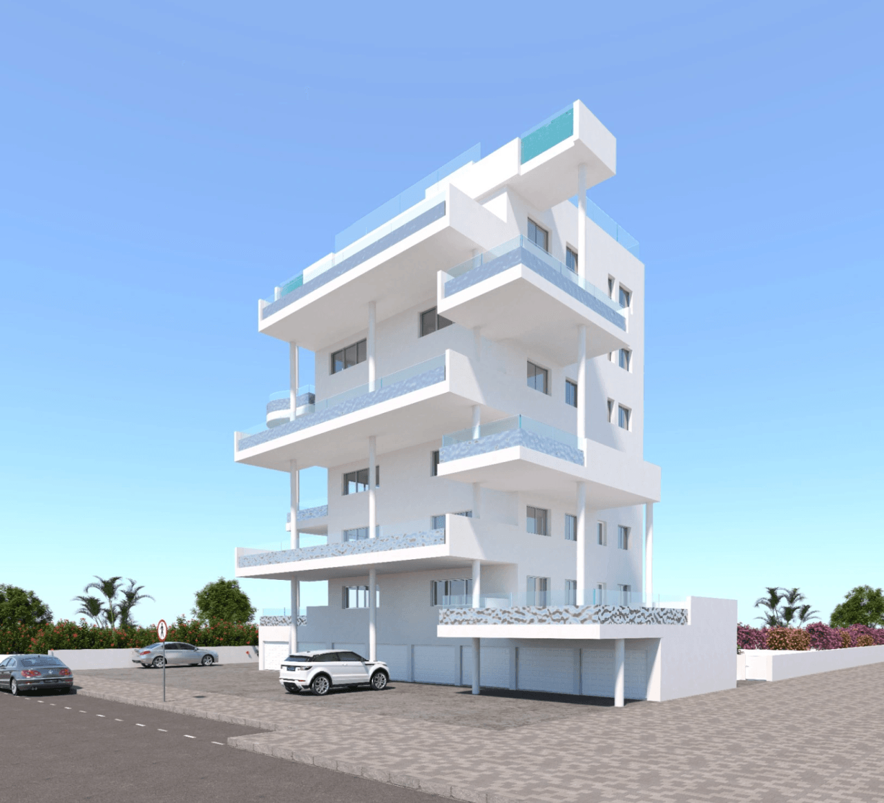 New build apartments in Oliva beach