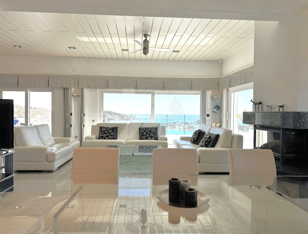 Panoramic sea view villa for sale in Moraira, Costa Blanca.