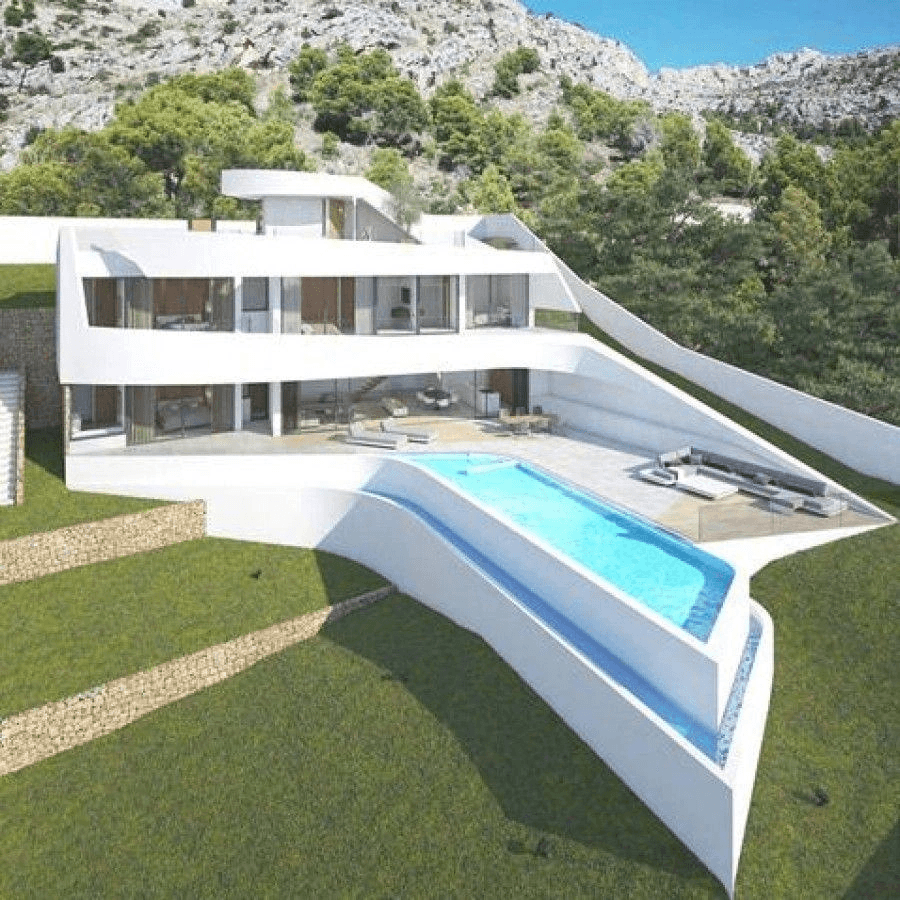 Villa de lujo con preciosas vistas al mar, Altea