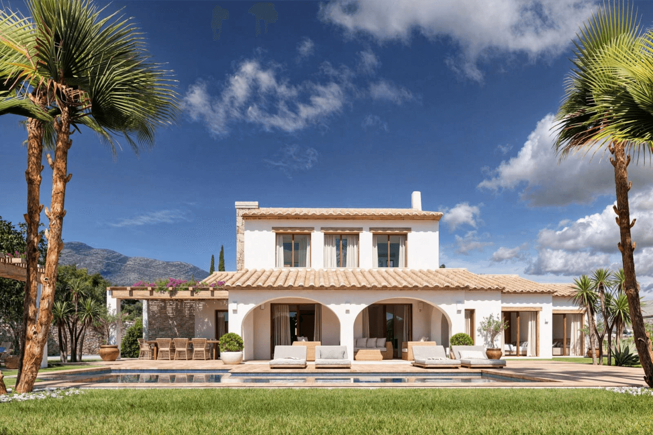 Luxury Mediterranean Rustic Villa Project with Sea and Mountain Views in Benimarco, Teulada