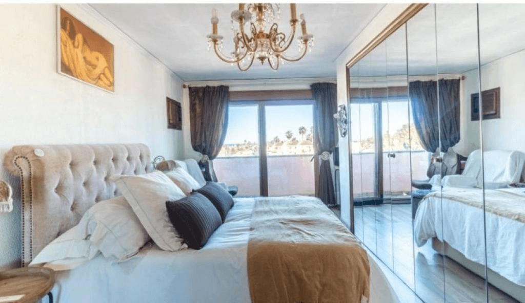 Penthouse with views, terrace, and pool within walking distance to the sea in Denia.
