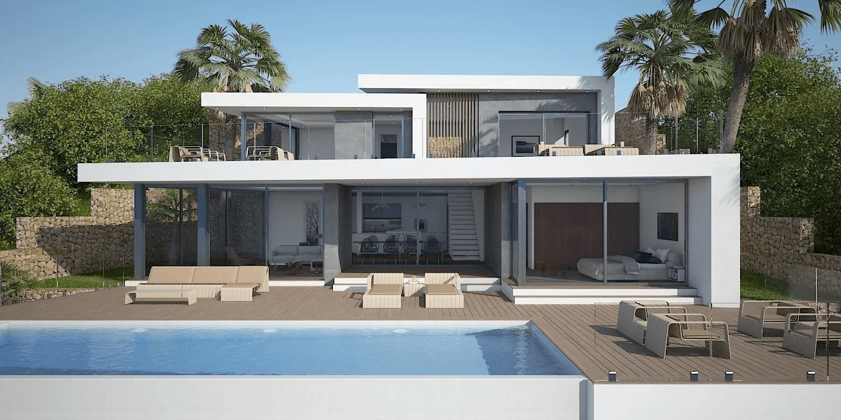 Spectacular villa with minimalist design for sale in Alcalali