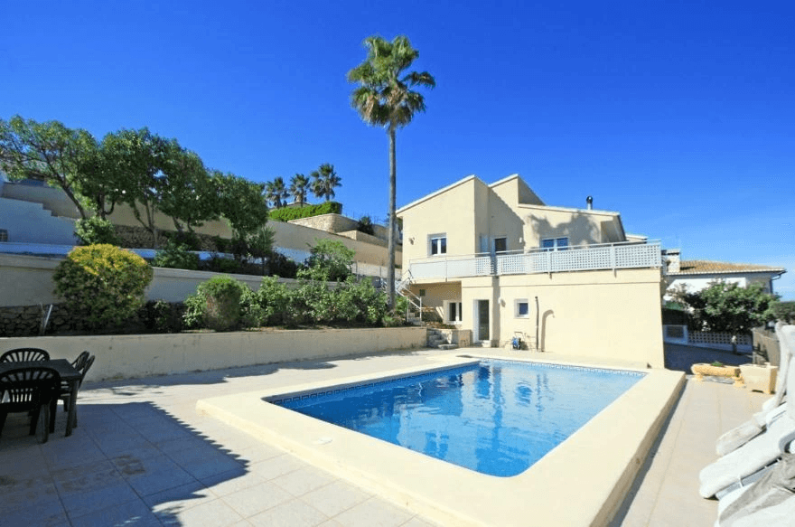 Villa met uitzicht op zee, Denia