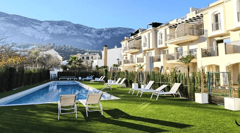 Appartementen in de woonwijk van Denia