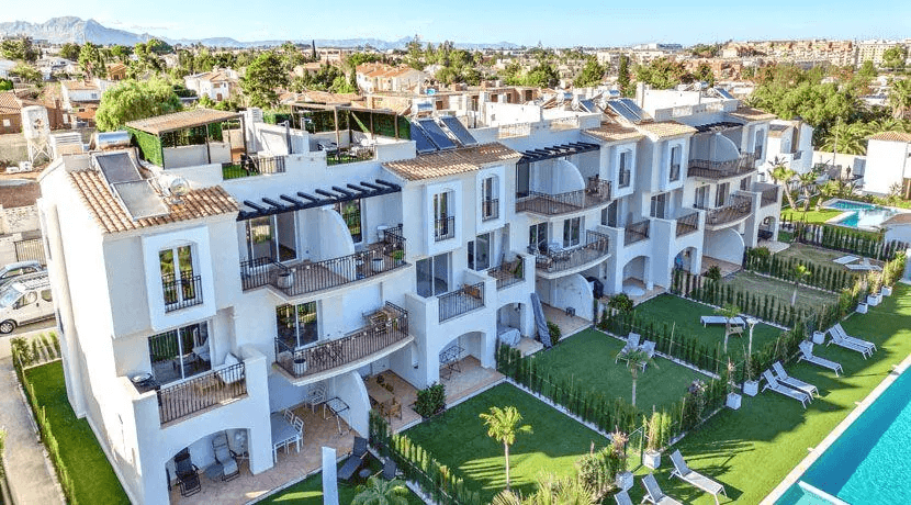Appartementen in de woonwijk van Denia