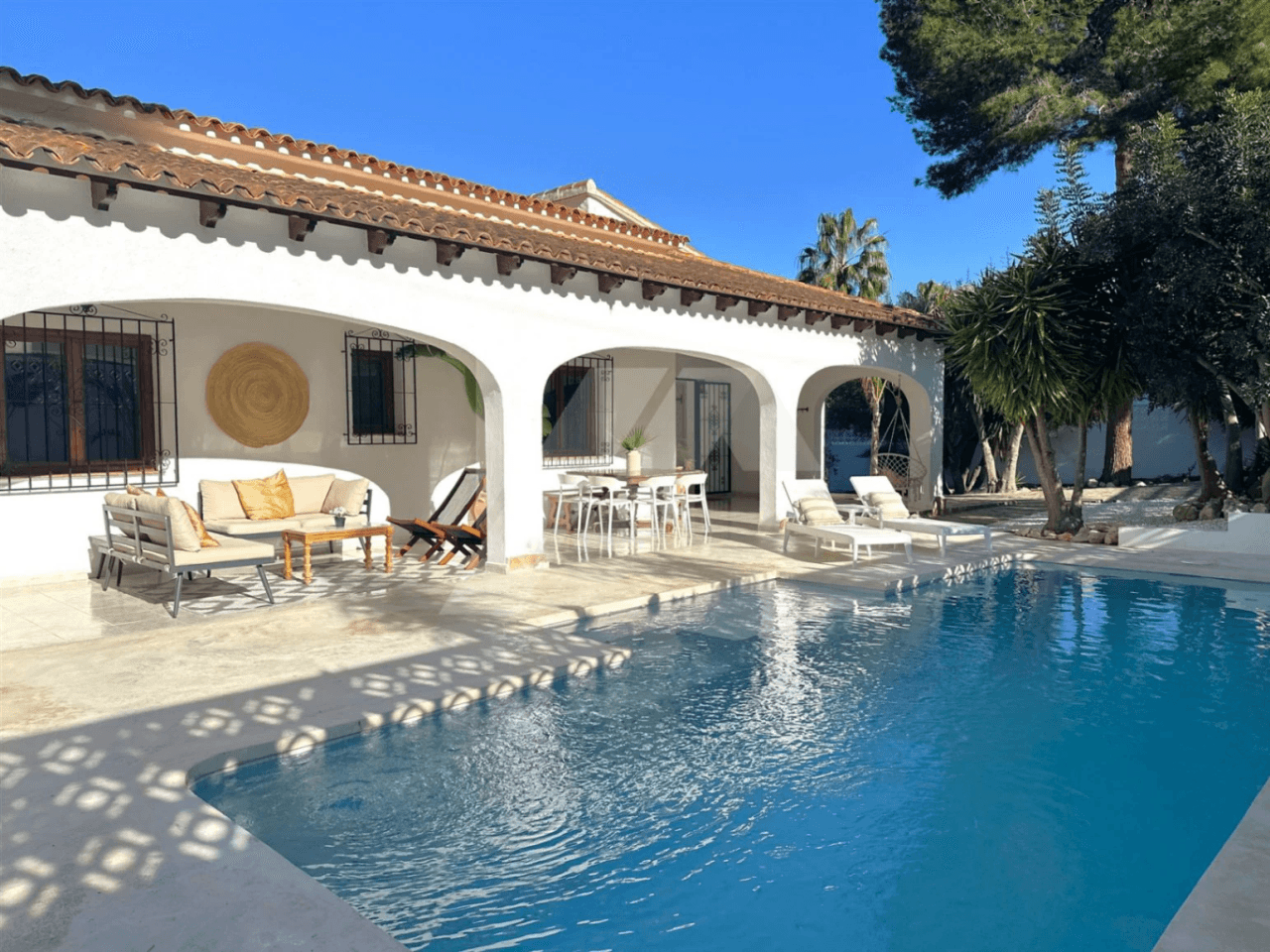 House for sale in Moraira Mediterranean style on one level.