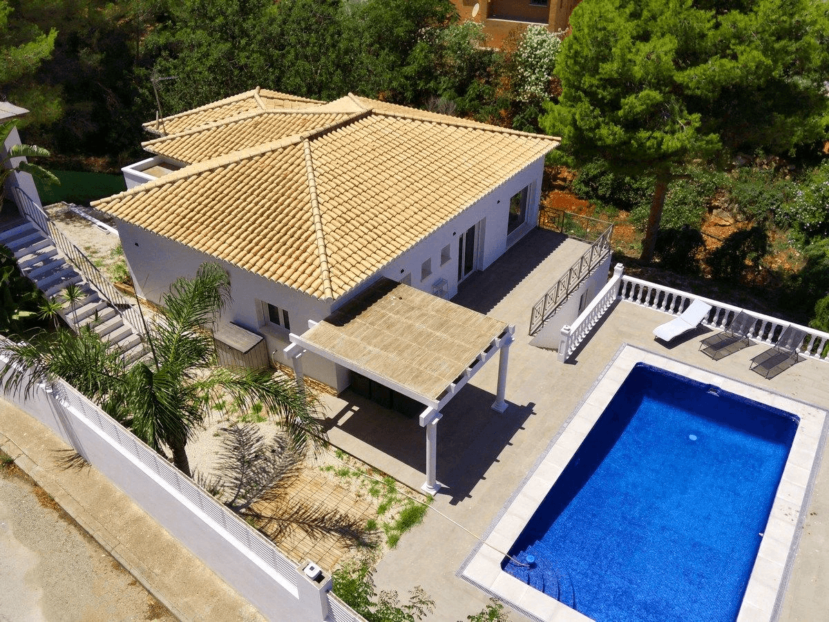 Villa met zeezicht in Denia