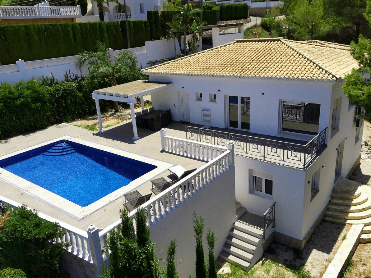 Villa met zeezicht in Denia