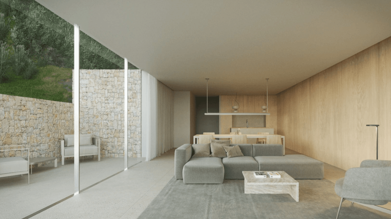 Moderne nieuwbouw villa met panoramisch uitzicht op zee in Benissa costa