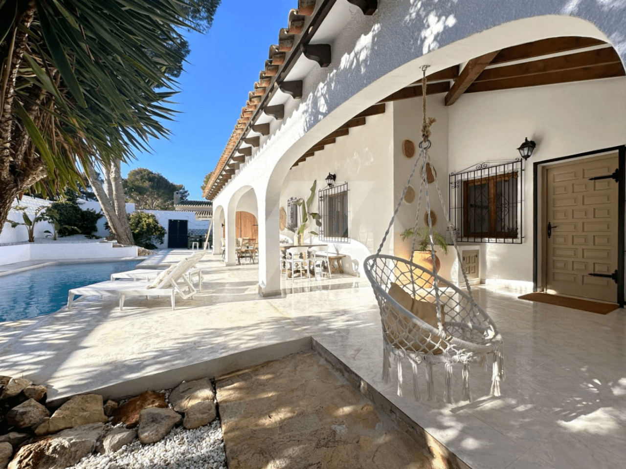 House for sale in Moraira Mediterranean style on one level.