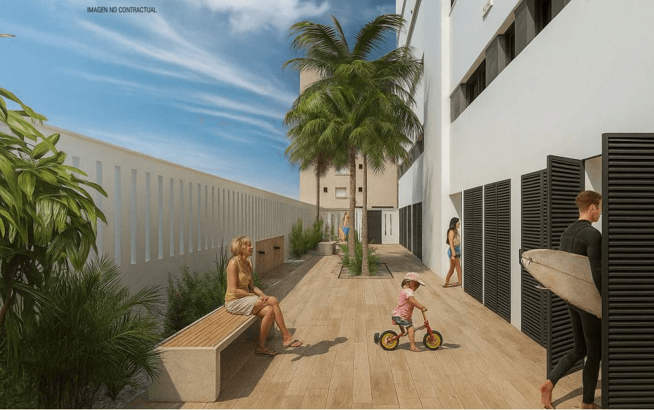 Apartment on the beach of Oliva